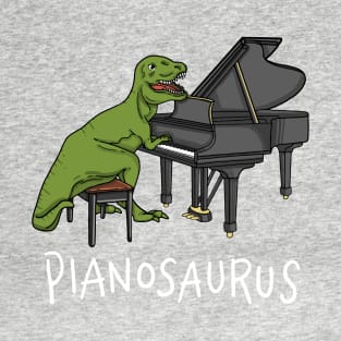 Pianosaurus - Funny Dino Shirt T-Shirt